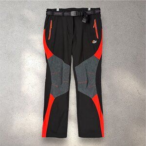 Lowe Alpine Hiking Pants Women’s 29 Black Fleece Lined Stretch Korean Outdoor